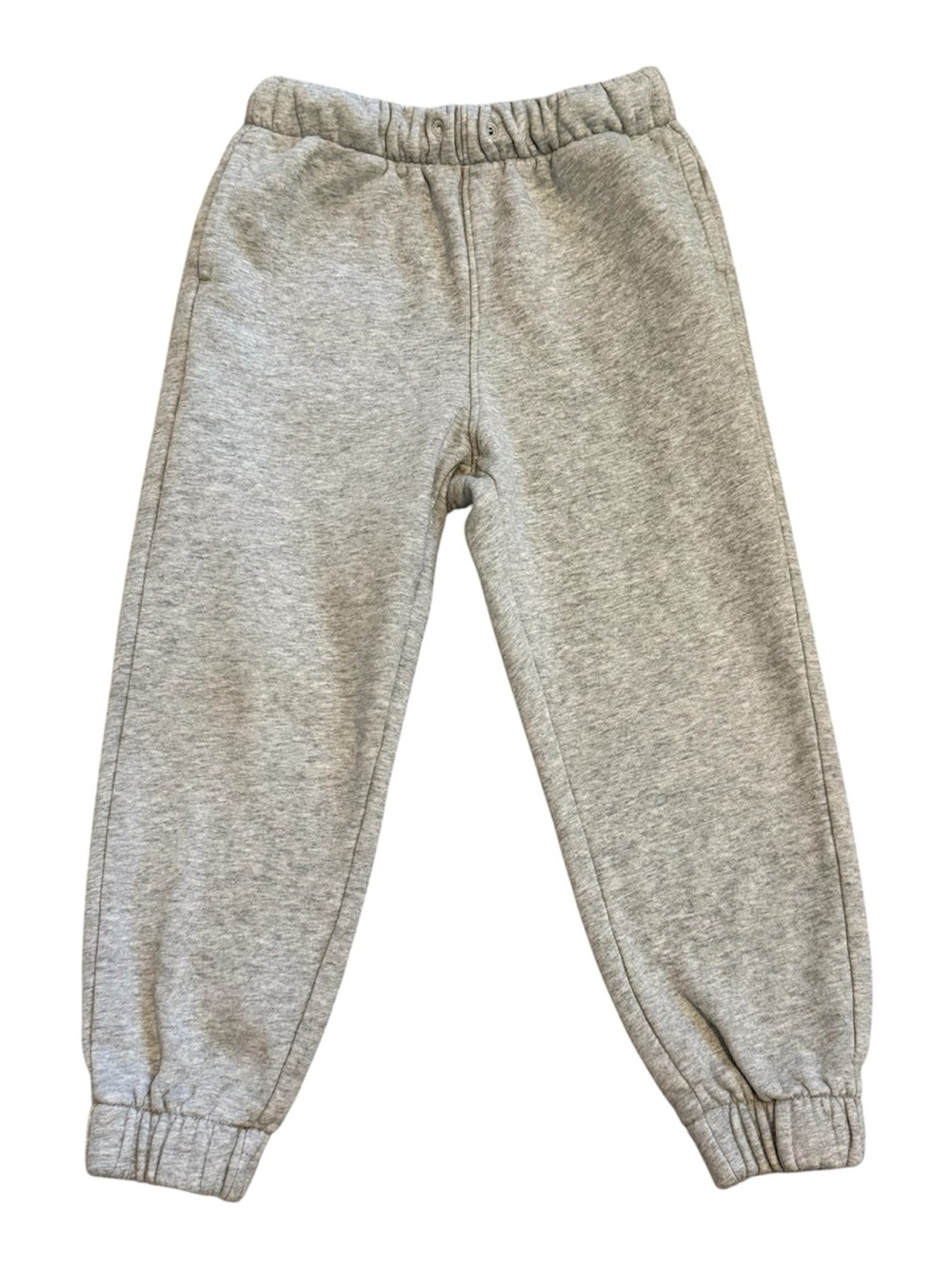 Gap Kids Gray Jogger Sweatpants Size XS 4-5 Elastic Waist Athleisure